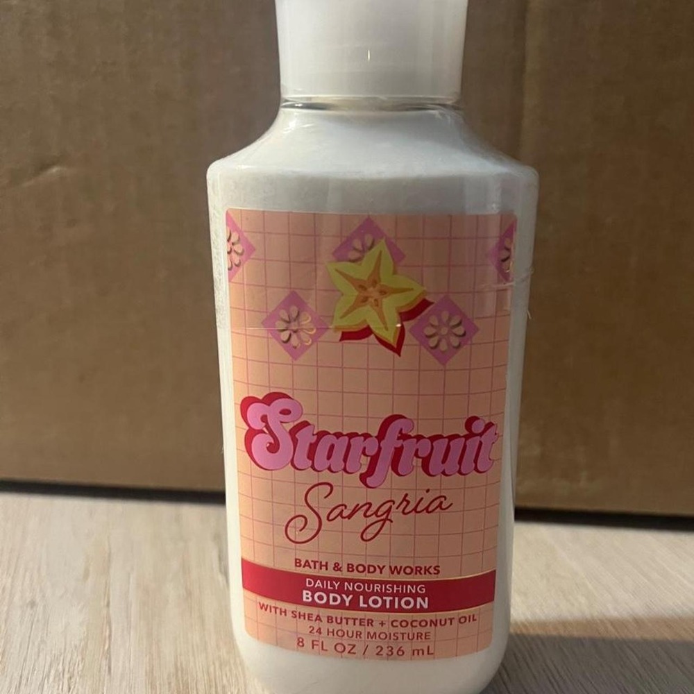 8oz Bath & Body Works Starfruit Sangria body lotion